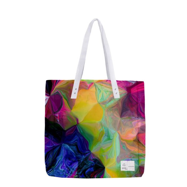 ACID4YUPPIES | GUHA ARNIE PEONY | printed | tote bag | white| sustainable fashion | green fashion | recycled rpet fashion | sustainable design