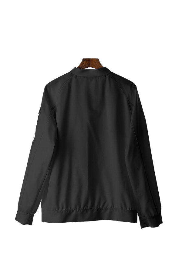 gefan liang | bomber jacket | black | sustainable fashion | green fashion | recycled rpet fashion | sustainable design