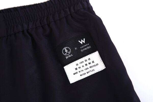 w-suzhou | crab | print | shorts | black | sustainable fashion | green fashion | recycled rpet fashion | sustainable design