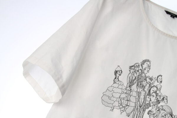 gefan liang | short sleeve | shirt | white | sustainable fashion | green fashion | recycled rpet fashion | sustainable design