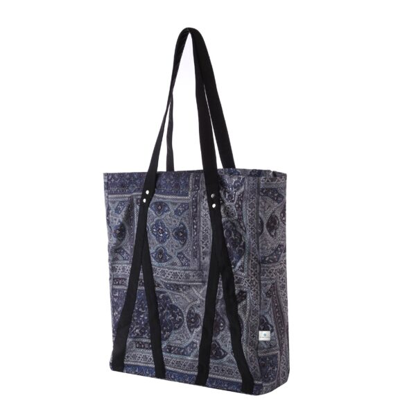 Juma |AKM | SHAHNAMEH  | TOTE BAG | BLUE | sustainable fashion | green fashion | recycled rpet fashion | sustainable design