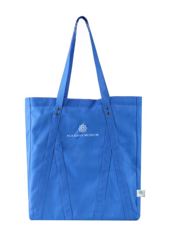 JUMA|AKM|Logo | Tote Bag | Blue | sustainable fashion | green fashion | recycled rpet fashion | sustainable design