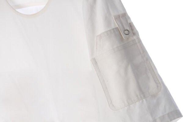 claire chen | Short sleeve Shirt | White | sustainable fashion | green fashion | recycled rpet fashion | sustainable design