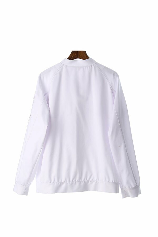 claire chen | bomber jacket | White | sustainable fashion | green fashion | recycled rpet fashion | sustainable design