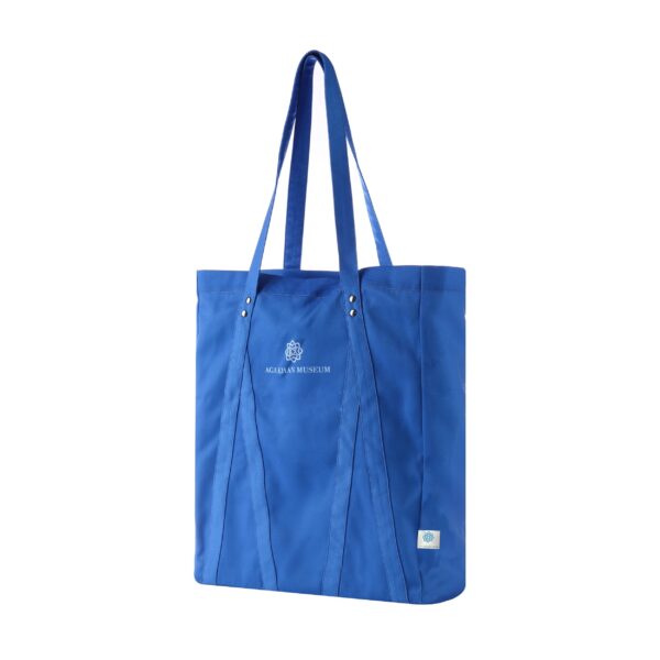 JUMA|AKM|Logo | Tote Bag | Blue | sustainable fashion | green fashion | recycled rpet fashion | sustainable design