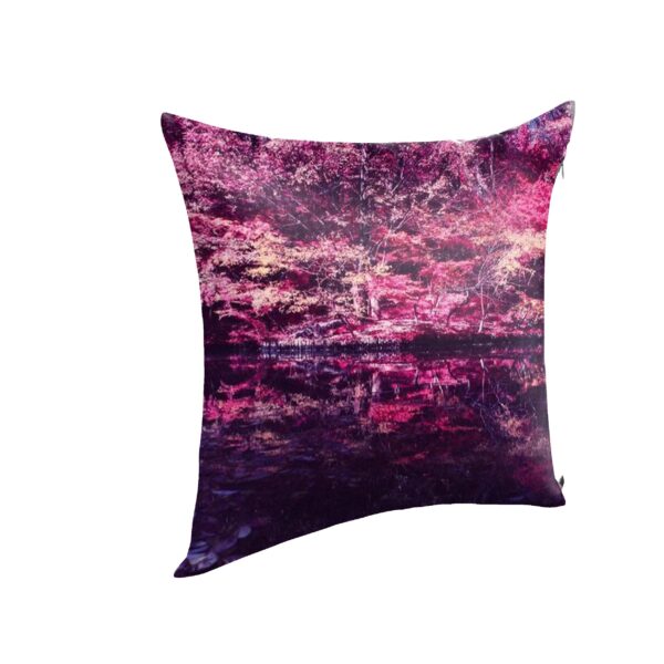 dave tacon | forest | print | pillow | black | sustainable fashion | green fashion | recycled rpet fashion | sustainable design