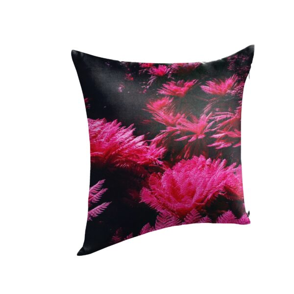 dave tacon | floral | print | pillow | black | sustainable fashion | green fashion | recycled rpet fashion | sustainable design