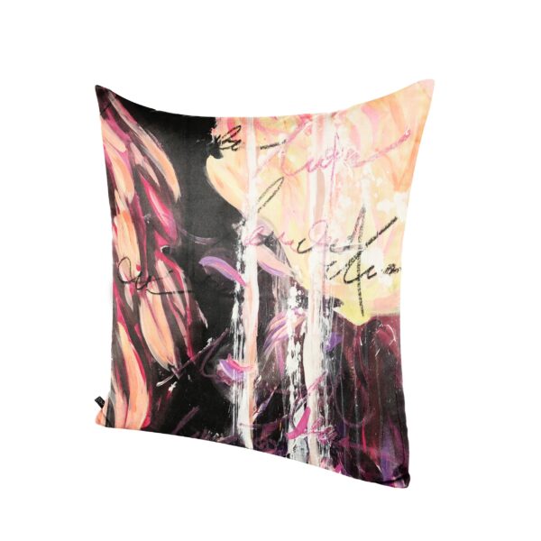 NIGEL NOLAN | Flower For Tragedy | printed | PILLOW | black | sustainable fashion | green fashion | recycled rpet fashion | sustainable design