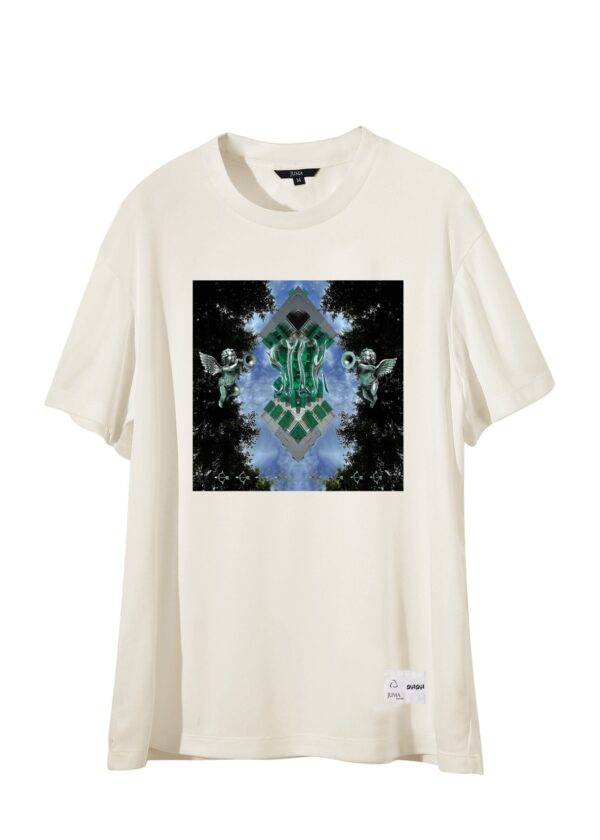dada | silk | print 1 | t-shirt | cream | sustainable fashion | green fashion | recycled rpet fashion | sustainable design