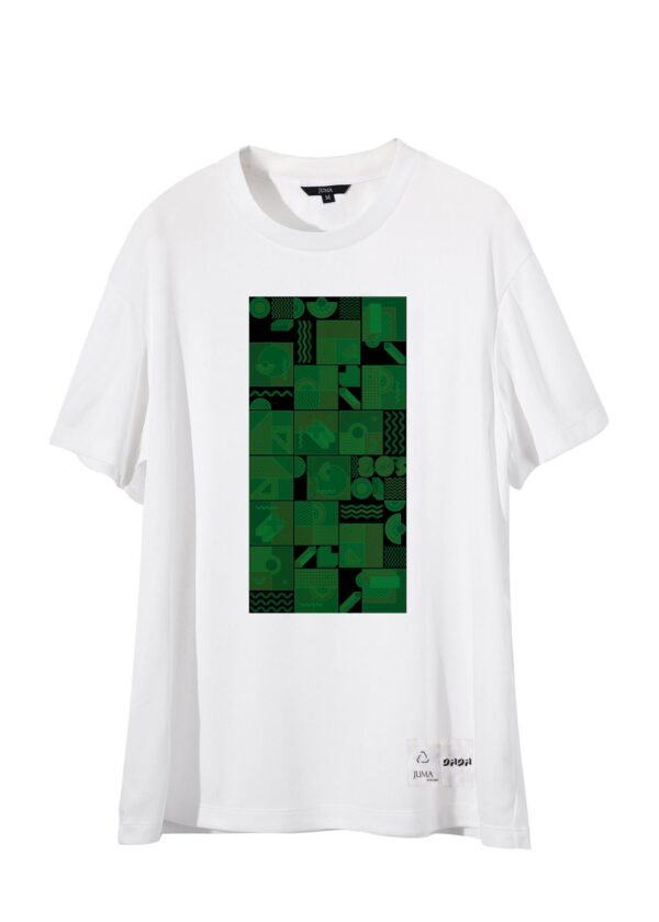 dada | DJ ozone | print | t-shirt | green | sustainable fashion | green fashion | recycled rpet fashion | sustainable design