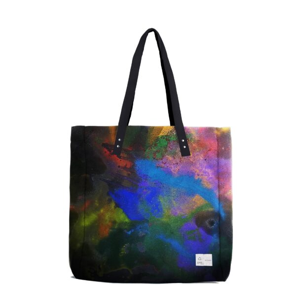 JUMA | RECHARGE | TOTE | BAG | BLACK| sustainable fashion | green fashion | recycled rpet fashion | sustainable design