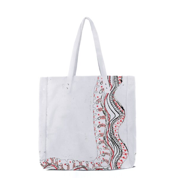 Juma | SHUHS | TOTE BAG |  WHITE | sustainable fashion | green fashion | recycled rpet fashion | sustainable design