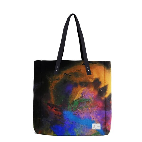 JUMA | RECHARGE | TOTE | BAG | BLACK| sustainable fashion | green fashion | recycled rpet fashion | sustainable design