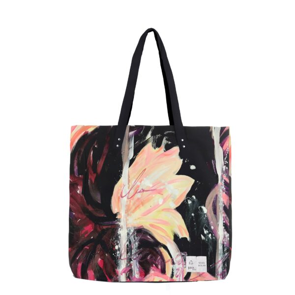 Juma | Nigel Nolan | JACKET | printed | TOTE BAG | sustainable fashion | green fashion | recycled rpet fashion | sustainable design