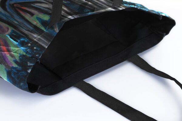 Juma | NIGEL NOLAN | Floral Pour Moonlight| Tote Bag | BLUE | sustainable fashion | green fashion | recycled rpet fashion | sustainable design