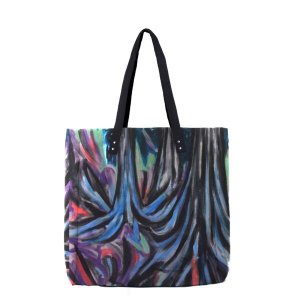 Juma | NIGEL NOLAN | Floral Pour Moonlight| Tote Bag | BLUE | sustainable fashion | green fashion | recycled rpet fashion | sustainable design
