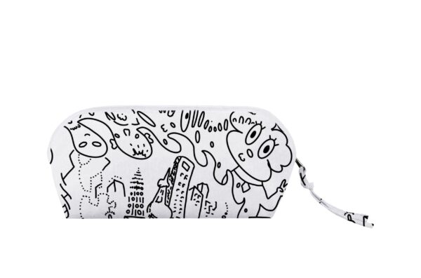 zb | print | TRAVEL BAG | WHITE | sustainable fashion | green fashion | recycled rpet fashion | sustainable design