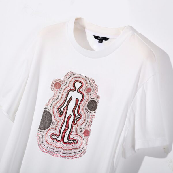 Juma | SHUHS | PRINT2 | TSHIRT | WHITE | sustainable fashion | green fashion | recycled rpet fashion | sustainable design