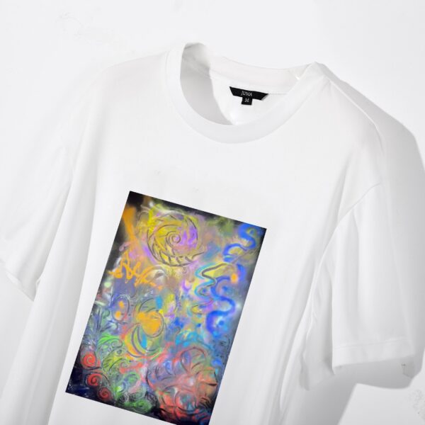 RECHARGE | TSHIRT | WHITE | sustainable fashion | green fashion | recycled rpet fashion | sustainable design