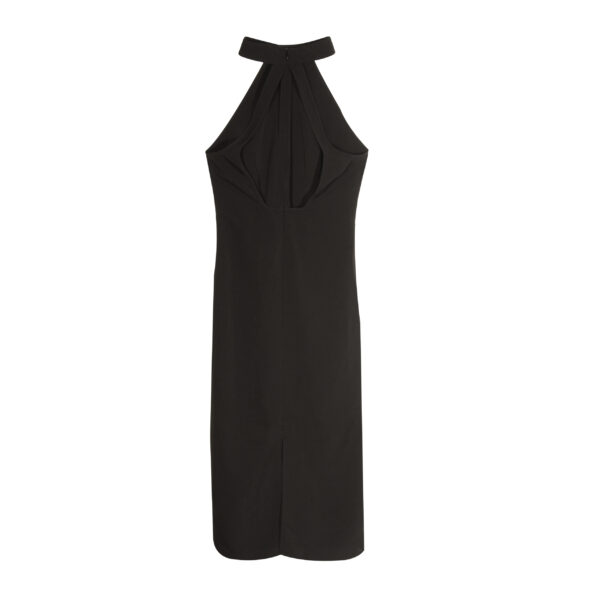 JUMA Full Length Halter Dress - 18 Recycled Water Bottles - Black - Image 3