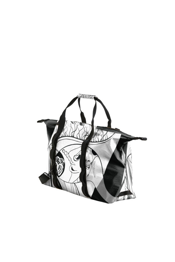 reynard | print 2 | white | bag | sustainable fashion | green fashion | recycled rpet fashion | sustainable design