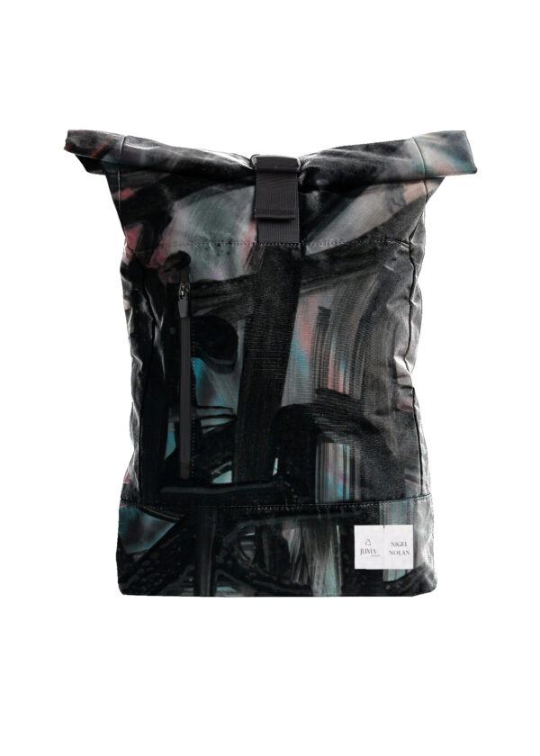 Juma | nigel nolan | | backpack | black | sustainable fashion | green fashion | recycled rpet fashion | sustainable design