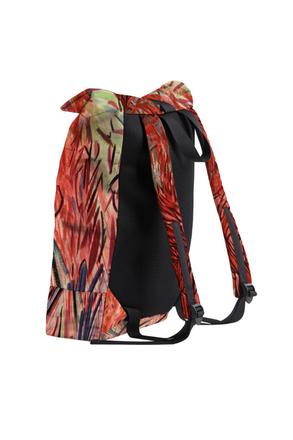Juma | nigel nolan | | backpack | red | sustainable fashion | green fashion | recycled rpet fashion | sustainable design