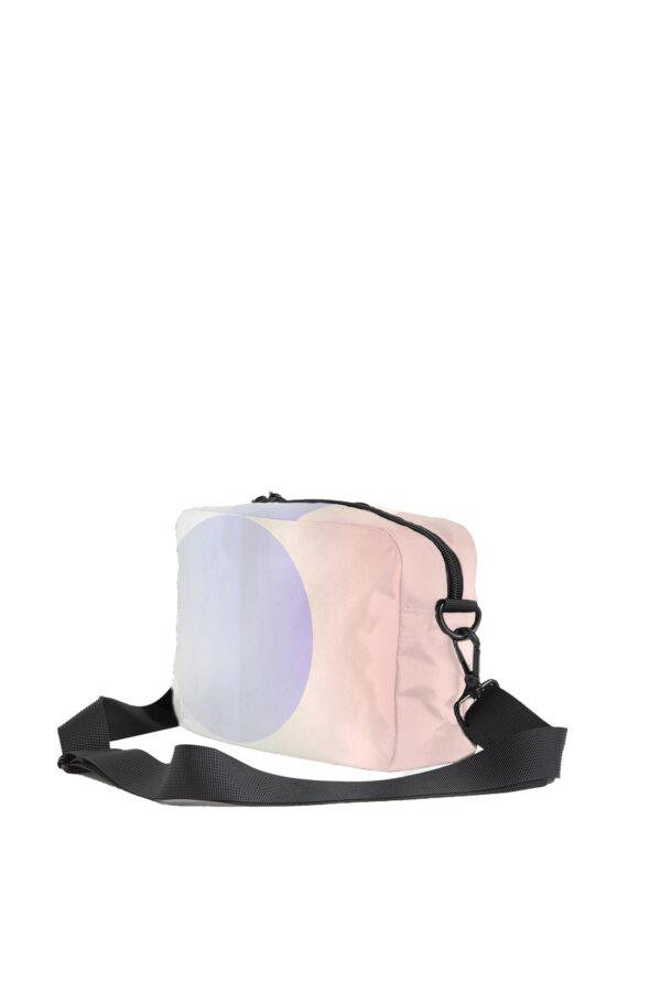 Juma | nigel nolan | | cross body | pink | sustainable fashion | green fashion | recycled rpet fashion | sustainable design