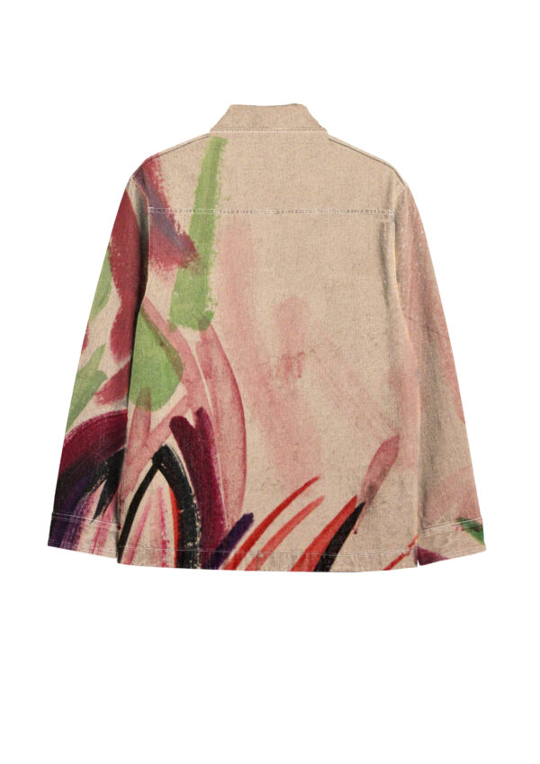Nigel Nolan Button Up Jacket - 8 Recycled Water Bottles - Blush - Image 2