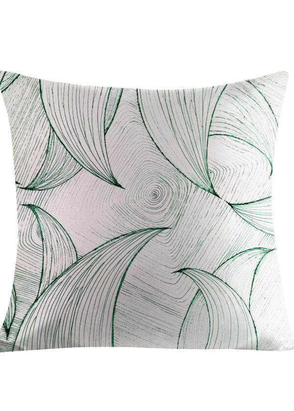 Juma | huan he| green | square pillow | sustainable fashion | green fashion | recycled rpet fashion | sustainable design
