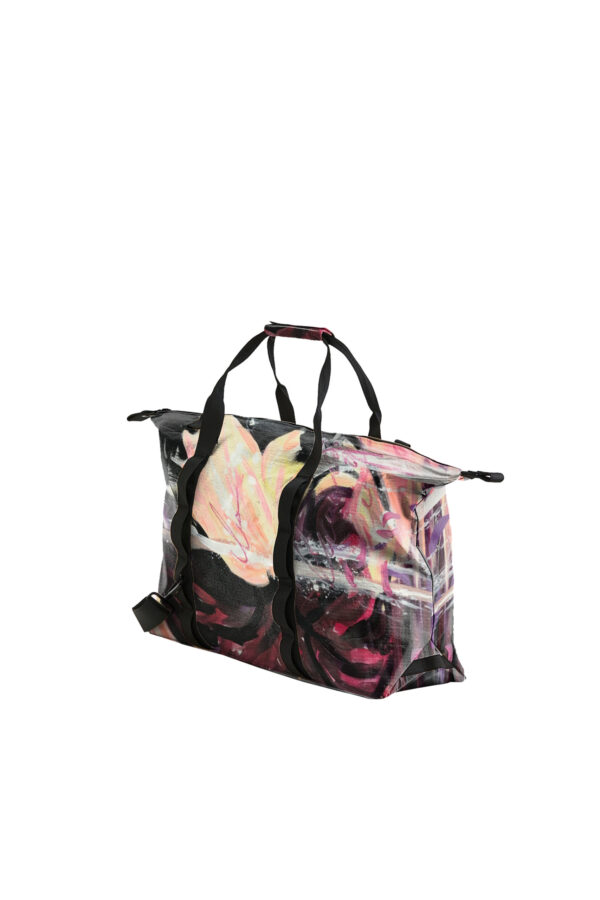 Juma | nigel nolan | flower for tragedy | Shoulder bag | sustainable fashion | green fashion | recycled rpet fashion | sustainable design