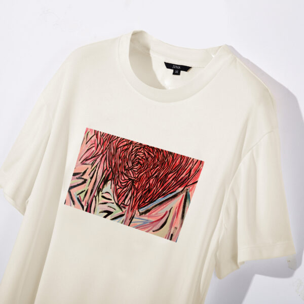 Nigel Nolan T-Shirt - 4 Recycled Water Bottles- Blood Red - Image 2