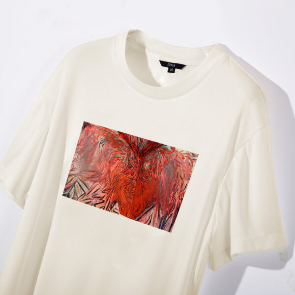 Juma | nigel nolan| red | TSHIRT | sustainable fashion | green fashion | recycled rpet fashion | sustainable design