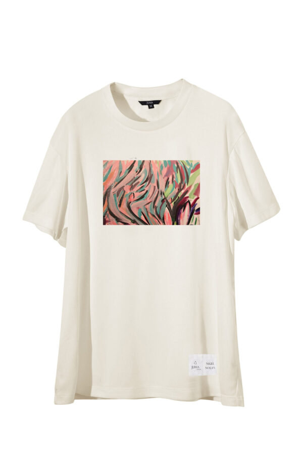 Nigel Nolan T-Shirt - 4 Recycled Water Bottles- Peach
