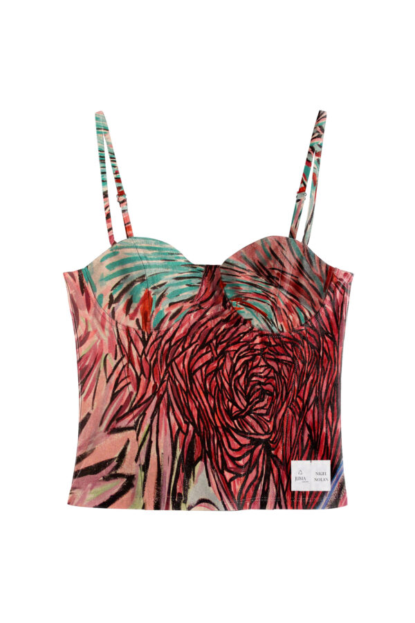 Juma | nigel nolan | | camisol | red | sustainable fashion | green fashion | recycled rpet fashion | sustainable design