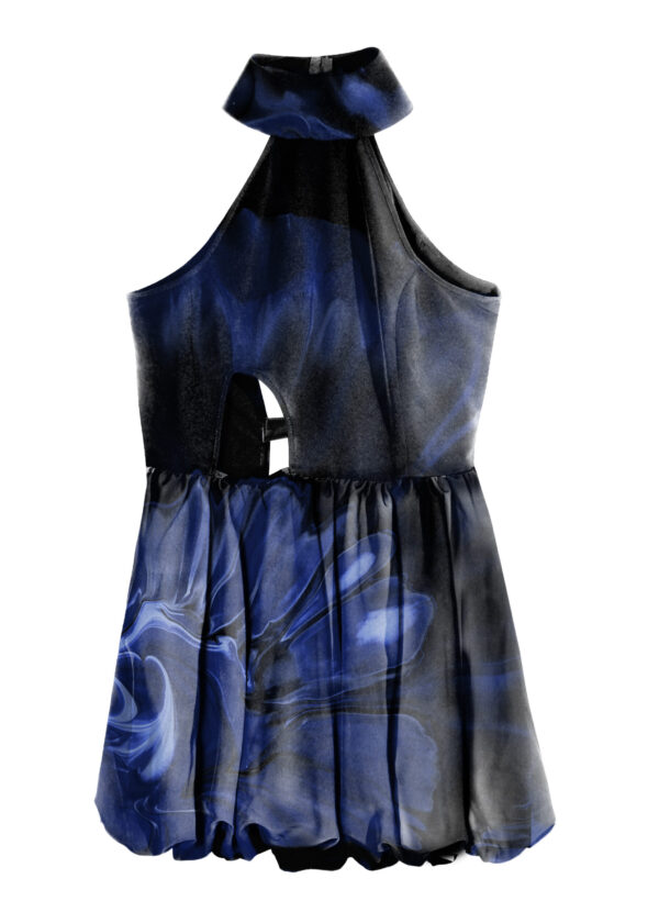 Juma | TIE-DYE |BLUE | dress | sustainable fashion | green fashion | recycled rpet fashion | sustainable design