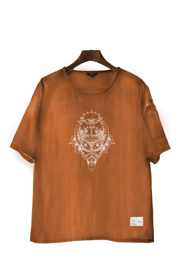 Marine Evolve Short Sleeve Shirt - 4 Recycled Water Bottles - Orange