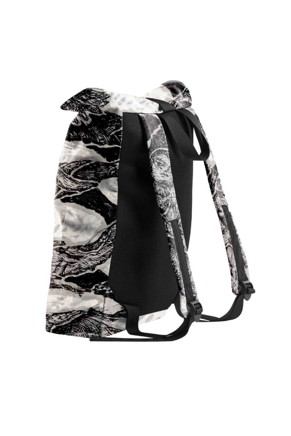 Yang Yu Print 1 Backpack - 6 Recycled Water Bottles - Black - Image 2