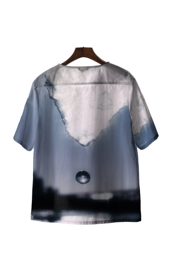 Hainan Gong Short Sleeve Shirt - 4 Recycled Water Bottles - White - Image 2