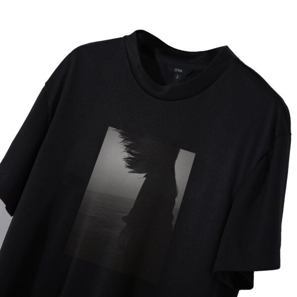 Haiyang Wang Print 2 T-Shirt - 4 Recycled Water Bottles - Black - Image 3