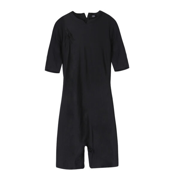 JUMA Qipao Jumpsuit - 15 Recycled Water Bottles - Black - Image 2