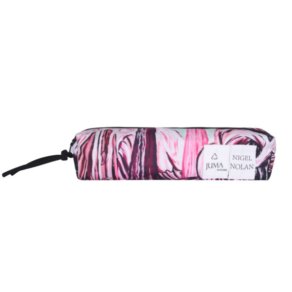 Nigel Nolan Floral Pour Moonlight Printed Mini Travel Bag - 2 Recycled Water Bottles - White