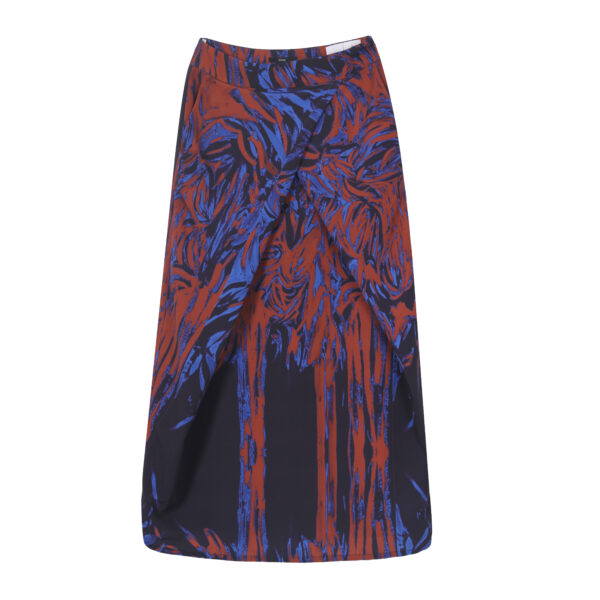 Nigel Nolan Wrap Skirt - 12 Recycled Water Bottles - Blue