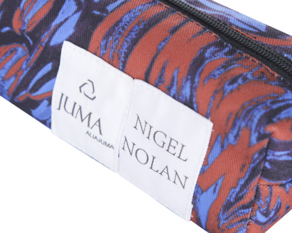 Nigel Nolan Printed Mini Travel Bag - 2 Recycled Water Bottles - Blue - Image 5